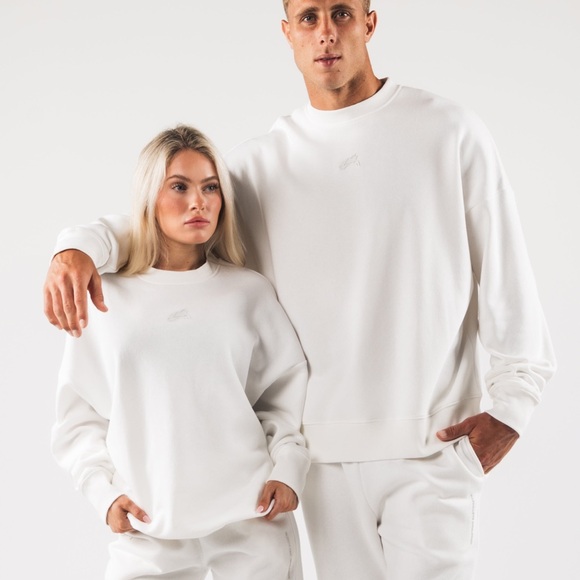 NWT, Alphalete Origins crewneck sweatshirt and matching sweatpants - Picture 2 of 8